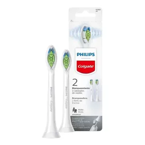 Refil Colgate Escova Elétrica Philips Colgate Branqueadora 2 Unidades