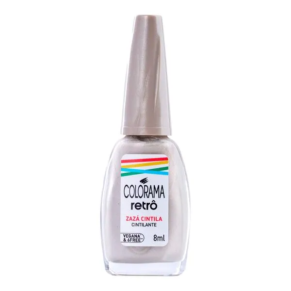 Esmalte Cintilante Colorama Retro Zazá Cintila 8ml