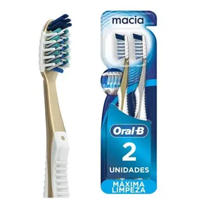 Escova Dental Oral-B Advanced 7 Benefícios 2 Unidades
