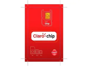 Chip Triplo Corte Claro 5G Pré-Pago Cobertura Nacional