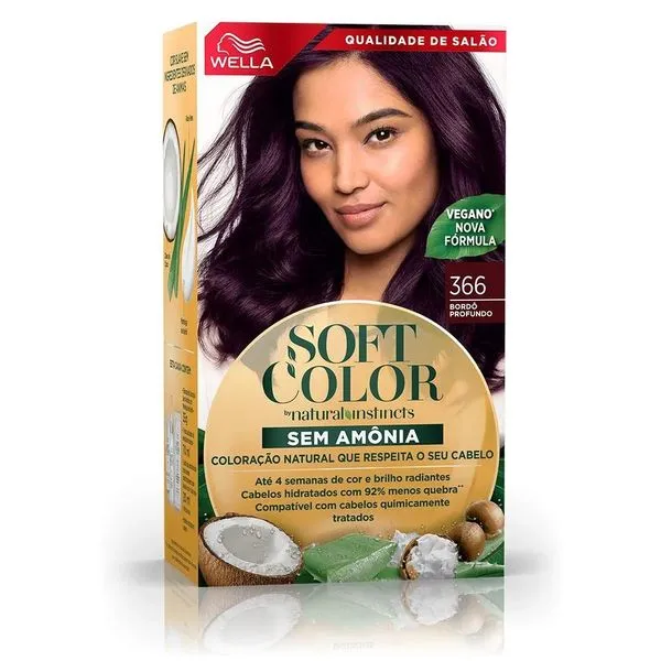 Tinta de Cabelo Soft Color 366 Bordeaux Profundo TINT SOFTCOLOR 366 BORDEAUX PROFUNDO