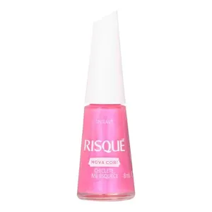 Esmalte Cintilante Risqué Nova Cor! Chiclete, Me Esquece 8ml