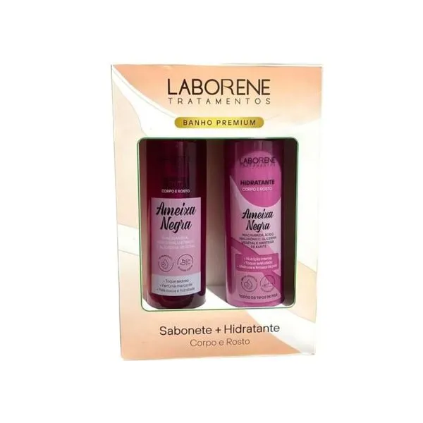 Kit Laborene Sabonete + Hidratante Ameixa Negra 200ml KIT LABORENE SAB 2UN+HID CORP 200ML AMEI