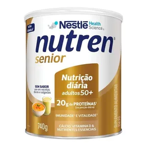 Suplemento Alimentar Nutren Senior Sem Sabor 740g