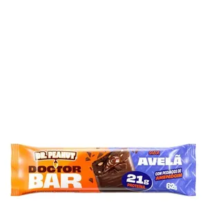 Barra de Proteína Dr. Peanut Doctor Bar Avelã com Pedaços de Amendoim 62g