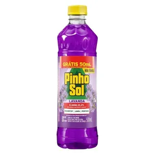 Desinfetante Pinho Sol Perfumado Lavanda Promo Leve 500ml Pague 450ml Desinfetante Campos de Lavanda Pinho Bril Squeeze Leve 500ml Pague 450ml
