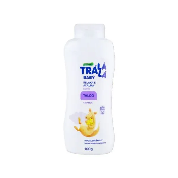 Talco Infantil Trá Lá Lá Baby Suave 160g TALCO INF TRALALA 160G BABY SUAVE