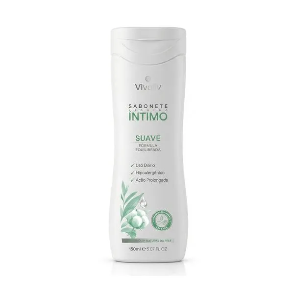 Sabonete Líquido Íntimo Vivaliv Suave 150ml VIVALIV SAB LIQ INTIMO 150ML SUAVE