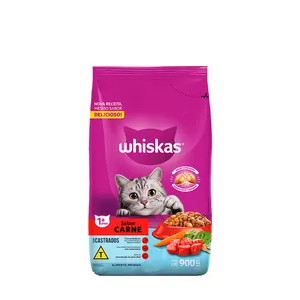 Ração Whiskas Sabor Carne Gatos Adultos Castrados – 900g