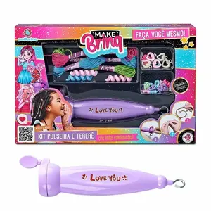 Kit Pulseira E Tererê Infantil Meninas Polibrinq