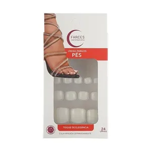 Unhas Postiças Para Pés Fhaces Natural UNHAS POST FHACES NAT P/PE