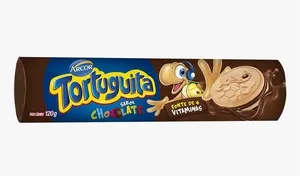 Biscoito Tortuguita Recheado Sabor Chocolate 120g