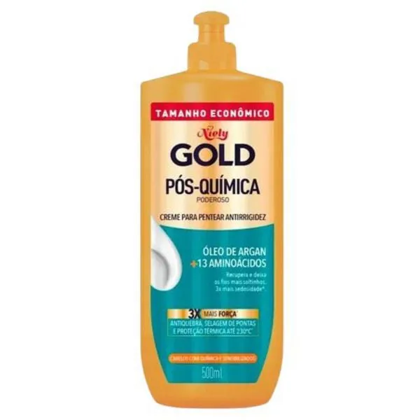 Creme Para Pentear Niely Gold 500g Pós Quimica