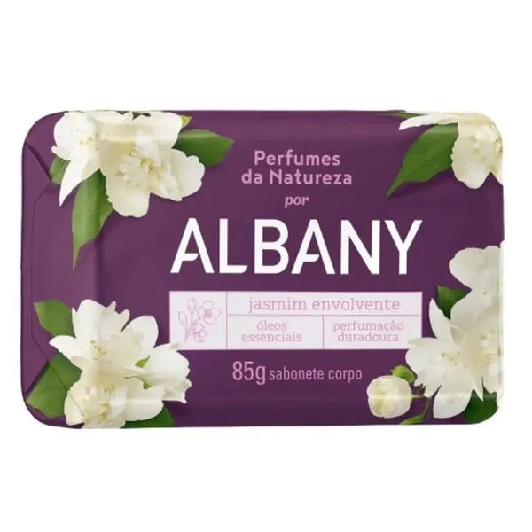 Sabonete Albany Jasmim 80/85g SAB ALBANY 85G JASMIM