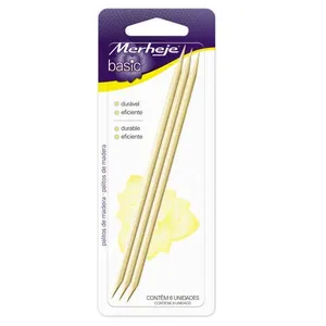 Palito Unhas Merheje Madeira Basic 240un