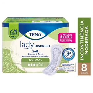 Absorvente Geriatrico Tena Lady Disc Norm 8Un - Tena