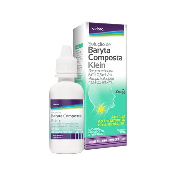 Baryta Composta 30ml Gotás Vidora BARYTA COMPOSTA 30ML GOTAS VIDORA