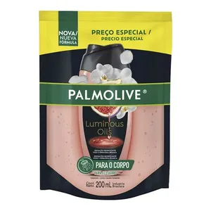 Sabonete Liquido Palmolive Luminous Oil Figo e Orquídea Branca Refil 200ml