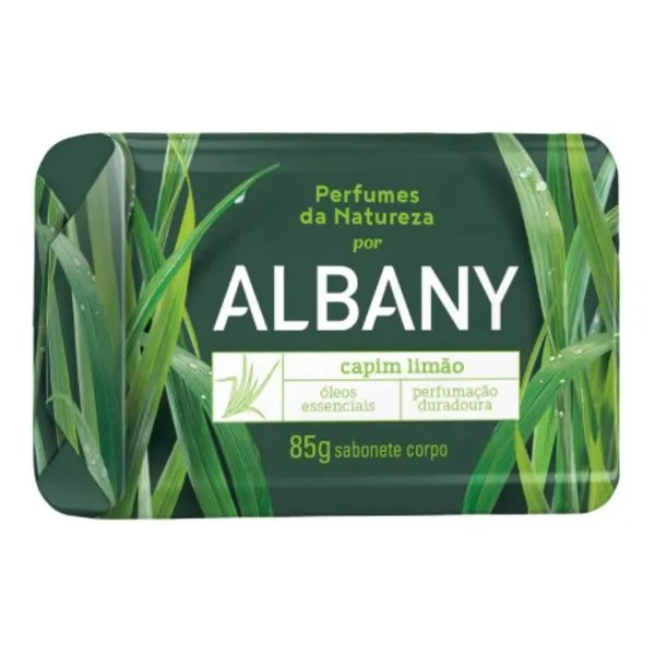 Sabonete Albany Capim-Limão 80/85g SAB ALBANY 85G CAPIM LIMAO