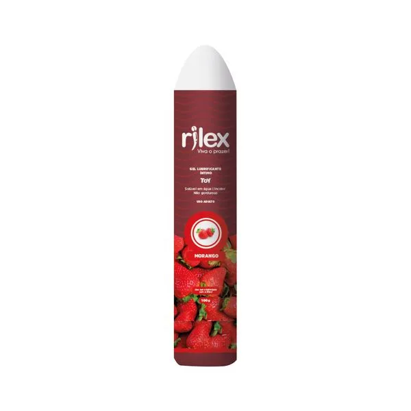 Lubrificante Intimo Rilex Toy 100gr Gel Morango