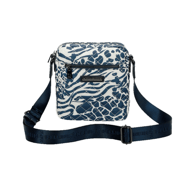 Bolsa Tiracolo Pequena Fellipe Krein Ss23 Matelassê Casual Fk642 - Azul