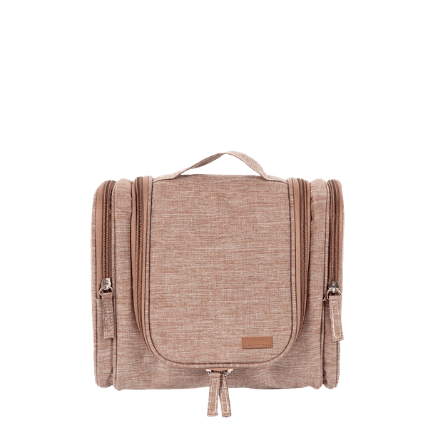 Necessaire Grande com Divisão Necessaire Grande Masculina com Divisão - Amarelo Nude