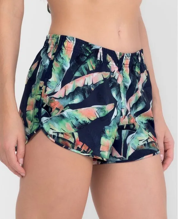 SHORT PRAIA ESTAMPA DOUBLE AZUL MARINHO P