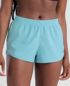 SHORT PRAIA LISO AZUL CLARO M