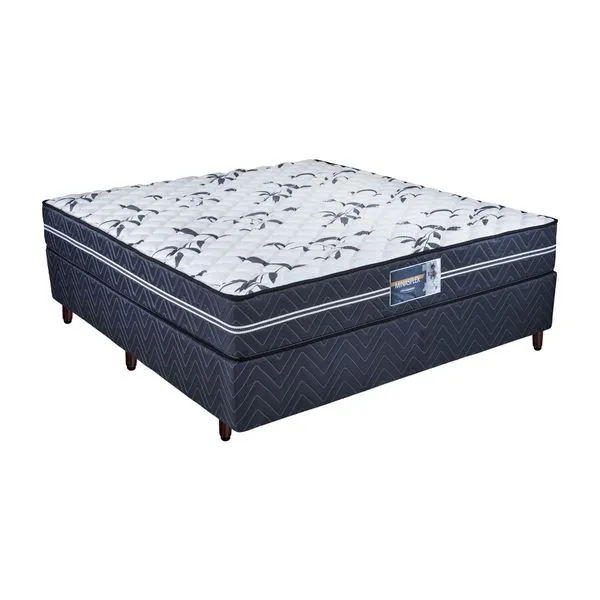 Conjunto Box Casal Molas Minaspuma Minasflex Ensacado 138x188x62cm