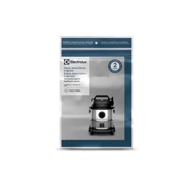 Saco para Aspirador de Pó Electrolux Kit com 3 Unidades GT20I CSEBI