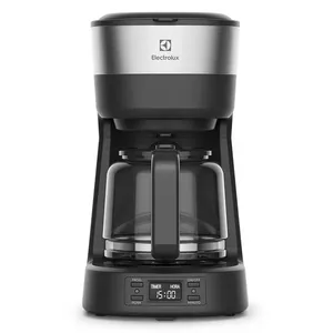 Cafeteira Elétrica Electrolux 30 Xícaras Experience Programável com Timer Cor Inox Preta (ECM25) 127V