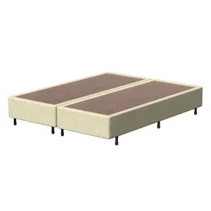 Base Box King Probel Ecológico One Side Bege Claro