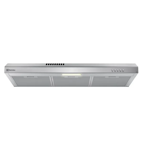 Depurador de Ar Electrolux 80cm Inox Alto Poder de Sucção, Luz LED e Filtragem Dupla (DE8SS) 220V