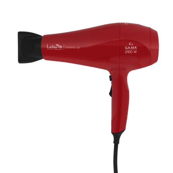 Secador de Cabelo Lichia Gama Italy 2100W 2 Velocidades 3 Temperaturas Vermelho 220V