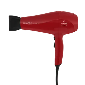 Secador de Cabelo Lichia Gama Italy 2100W 2 Velocidades 3 Temperaturas Vermelho 220V