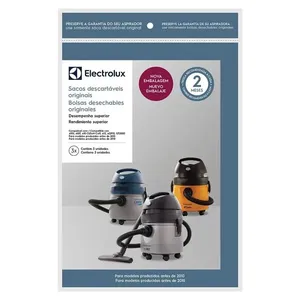 Kit 3 Sacos de aspirador de pó - Modelos A10S, A10T, A10 CleanCar, A13e GT2000 Produzidos Antes de 2010 (CSE09) Electrolux Não se aplica