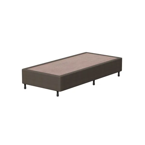 Base Box Solteirão Prodormir Standard Suede Marrom (100x200x26cm)