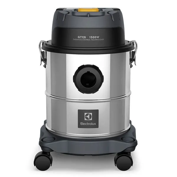 Aspirador de Pó e Água Electrolux 1500W 12L com ThermoControl e Função Sopro Inox (GT12l) 220V
