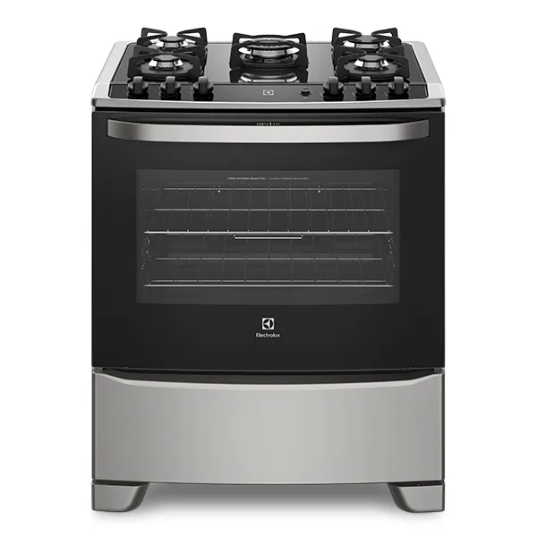 Fogão 5 Bocas Electrolux 76USV Mesa Vidro