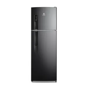 Geladeira Electrolux Frost Free 380L AutoSense Inverter Black Inox Look (IF41B) 127V