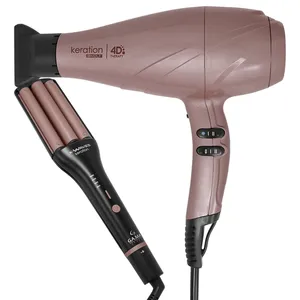 Kit Secador Keration e Triondas X-Waves Keration Bivolt