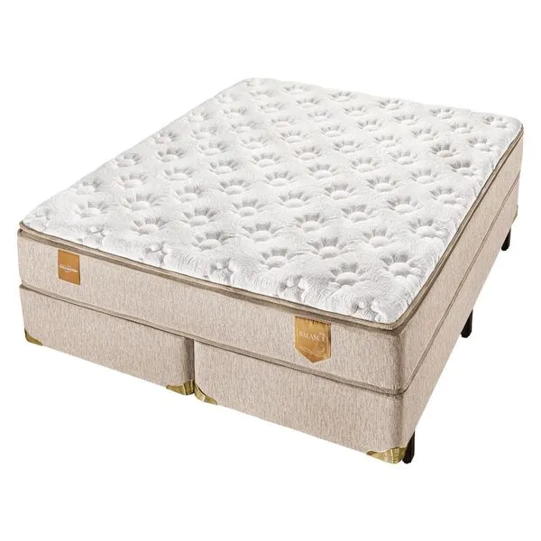 Conjunto Box Super King Molas Ensacadas Americanflex Balance 193x203x70cm