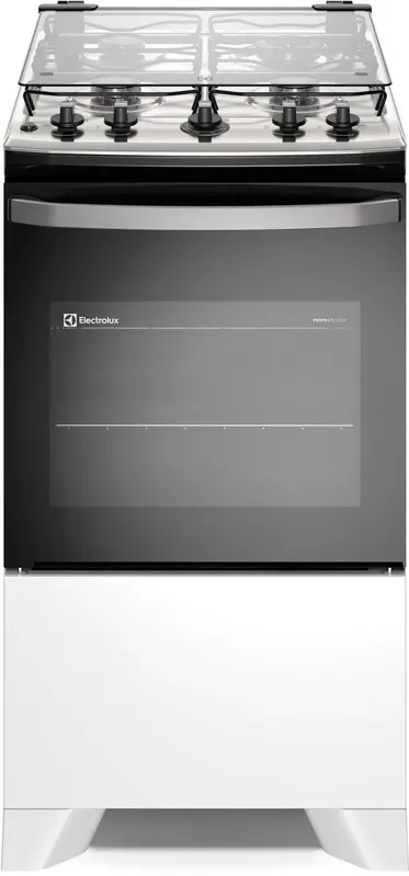 Fogão a Gás de Piso 4 Bocas Electrolux FE4IW com Acendimento AutomáticoBranco Bivolt