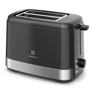 Torradeira Elétrica Electrolux Efficient, 8 Níveis, Função Descongelar e Aquecer, 800w, Inox/Preto - ETS10 110V