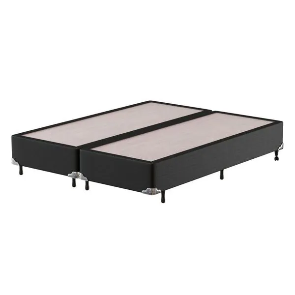 Base Box Queen Bipartido Corino Probel Preto