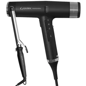 Kit Secador iQ3 Black e Modelador Salon Curl 25mm 220V