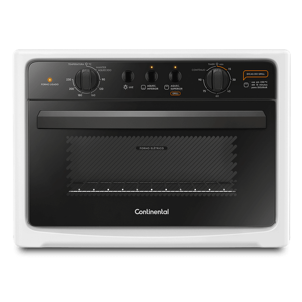 Forno Elétrico Continental de Bancada Grill 44 litros Branco (BC44B) 127V