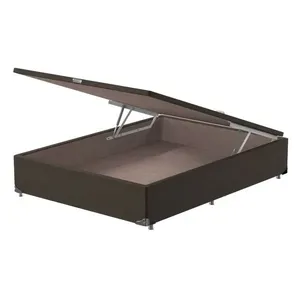 Box Baú Casal Pelmex Specially Suede Marrom