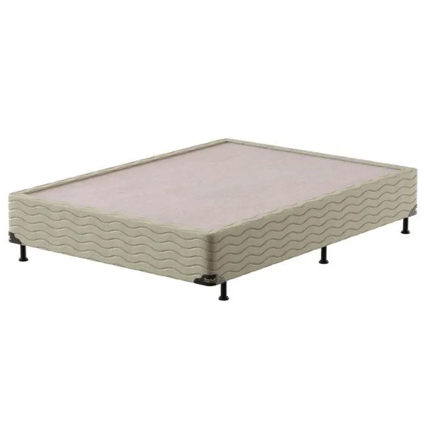 Base Box para Colchão de Casal Probel Fort Comfort 38x138x188 cm Bege