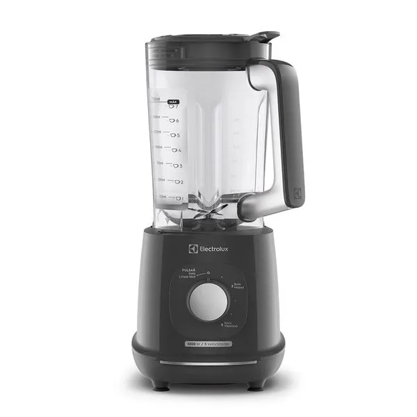 Liquidificador Electrolux 1000W 2.7L Efficient TriForce 5 Velocidades Cinza (EBL1000) 220V